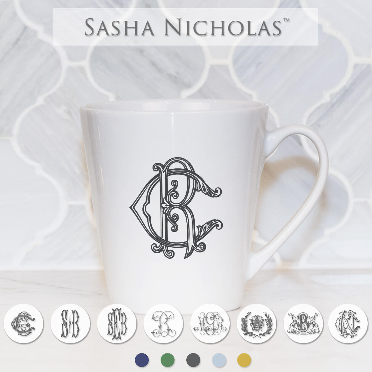 Furfine-orta Tapered Mug, Furfine-Orta SNA130, Sasha Nicholas