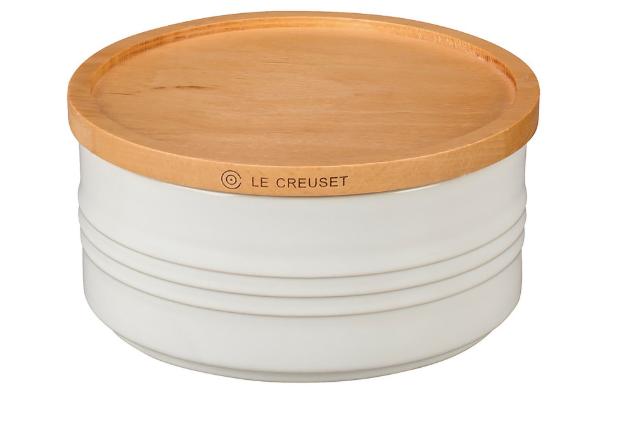 Gantt-buonomo Le Creuset Storage Canister Small, White, Gantt-Buonomo Le Creuset Storage Canister Small, White, Sasha Nicholas