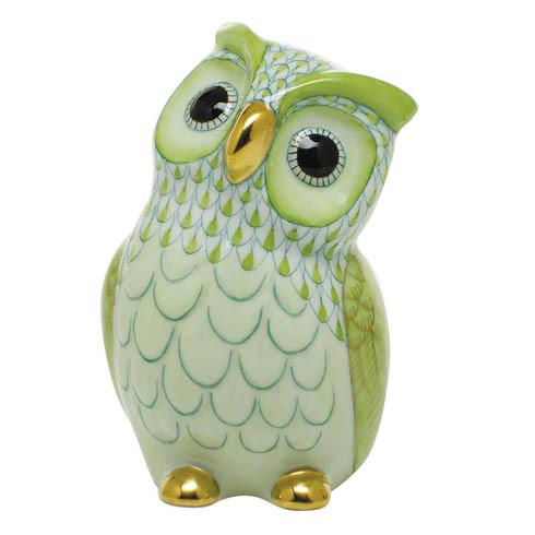 Figurines Birds Owl - Key Lime