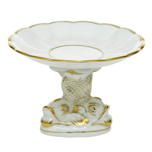 Golden Edge Shell with Dolphin Stand - Multicolor