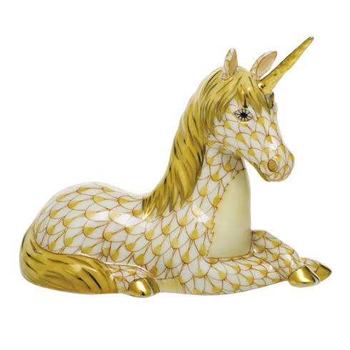 Figurines Mythical & Folk Unicorn - Butterscotch