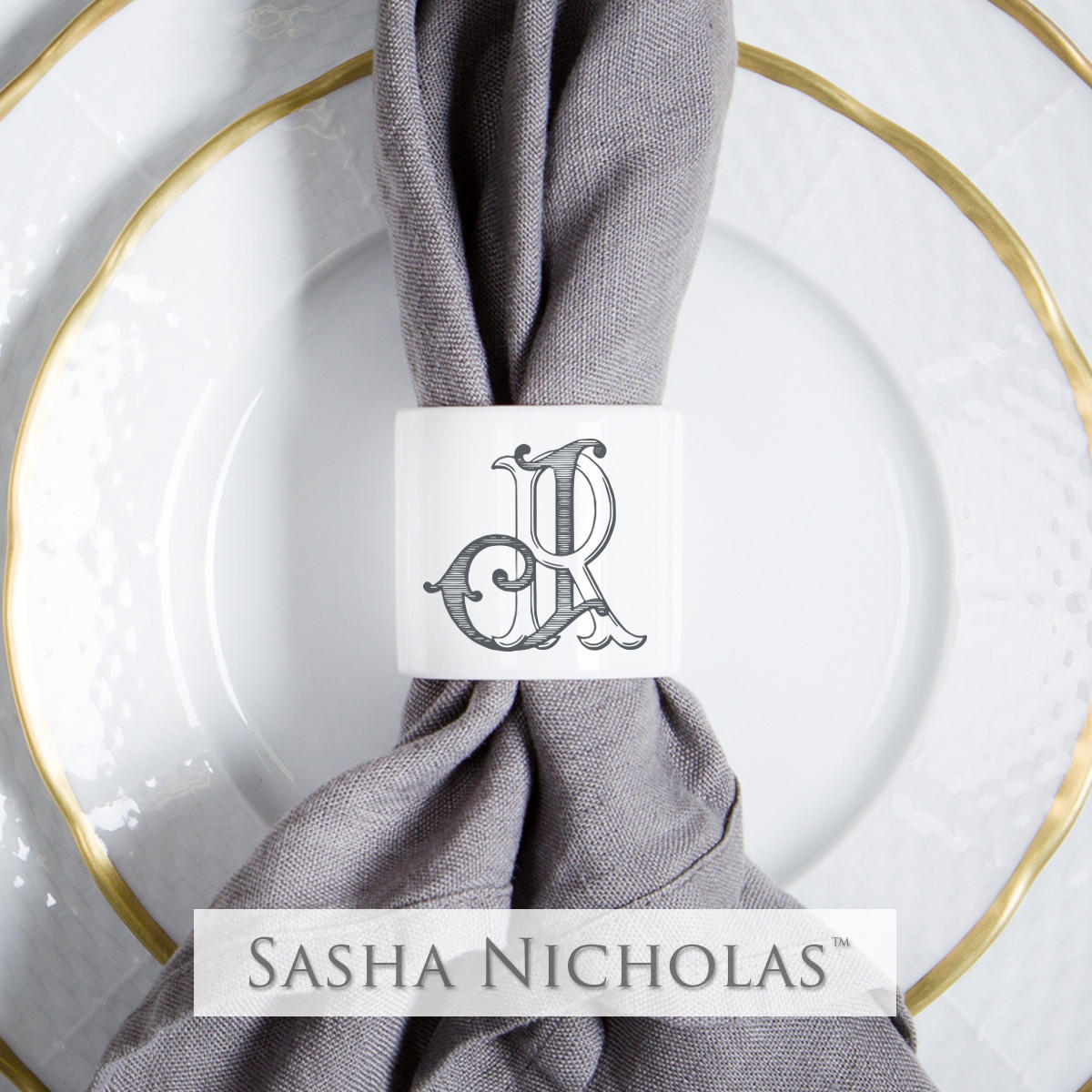 Welp-cole Napkin Rings, WELP-COLE REGISTRY NAPKIN RINGS, Sasha Nicholas