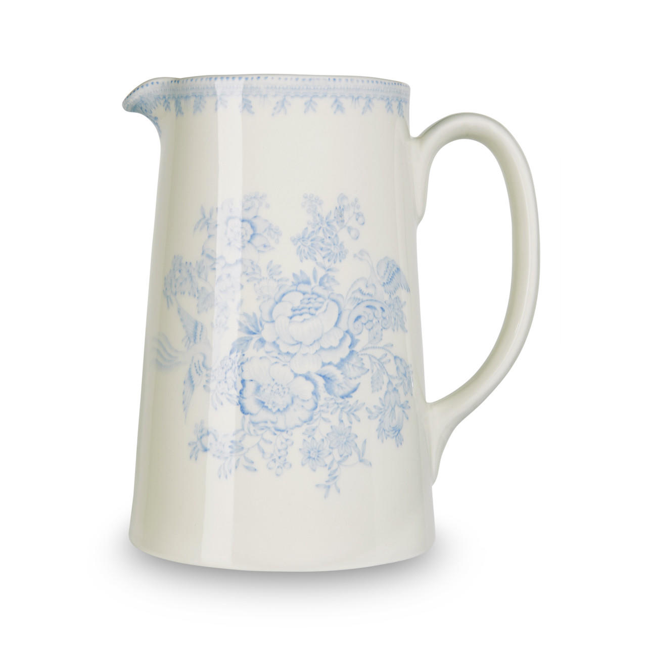 Butler-cross Burleigh Blue Asiatic Pheasants Tankard Jug Large, Butler-Cross BURBAPH-094, Sasha Nicholas