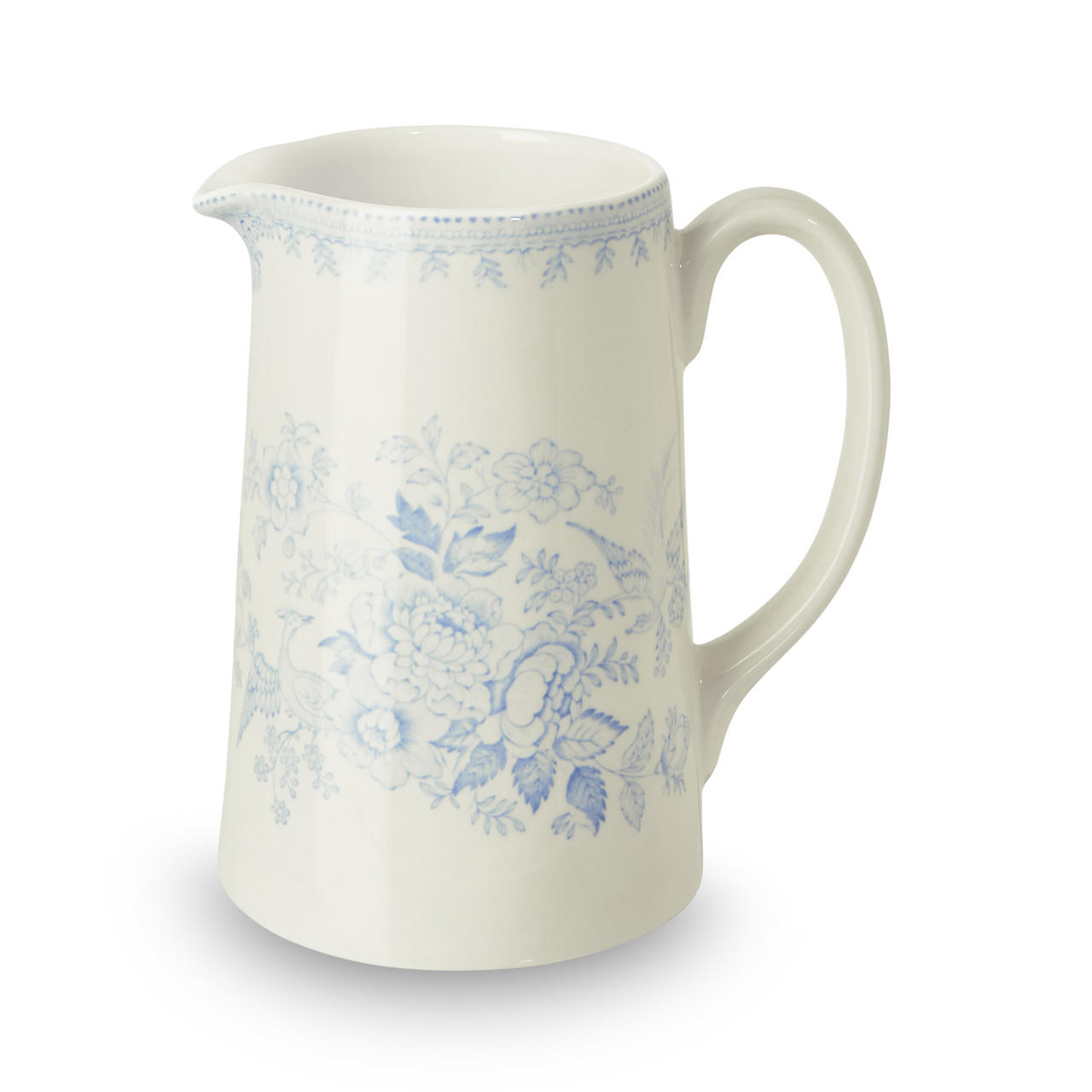 Butler-cross Burleigh Blue Asiatic Pheasants Tankard Jug Medium, Butler-Cross BURBAPH-093, Sasha Nicholas