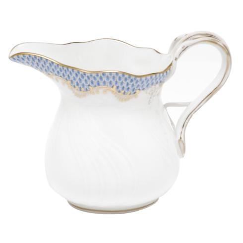 Wilkins-millians Herend Fish Scale Light Blue Creamer, Wilkins-Millians HERHRD-A-EBH301643-0-00, Sasha Nicholas