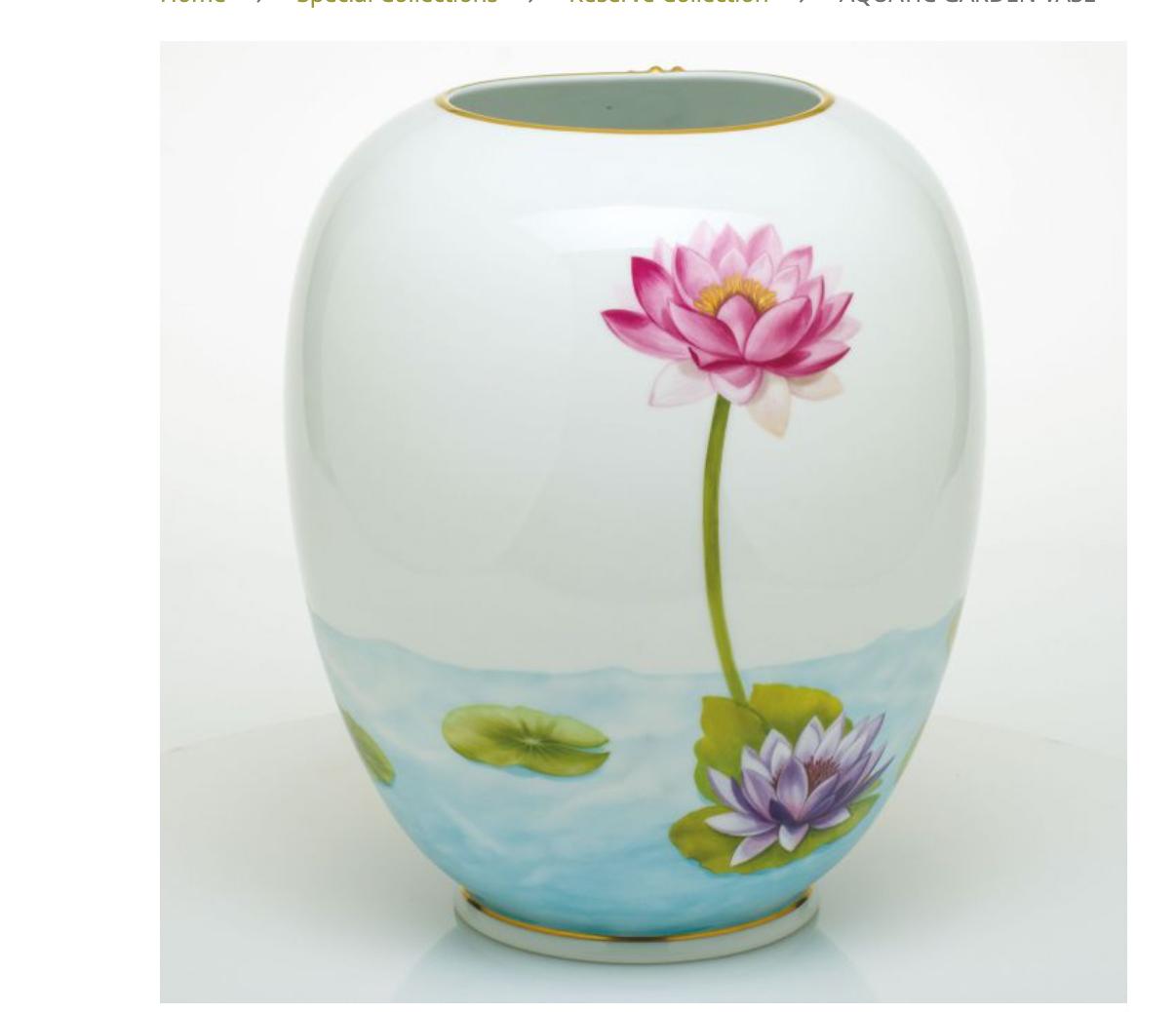 Special Collections Reserve Collection Aquatic Garden Vase