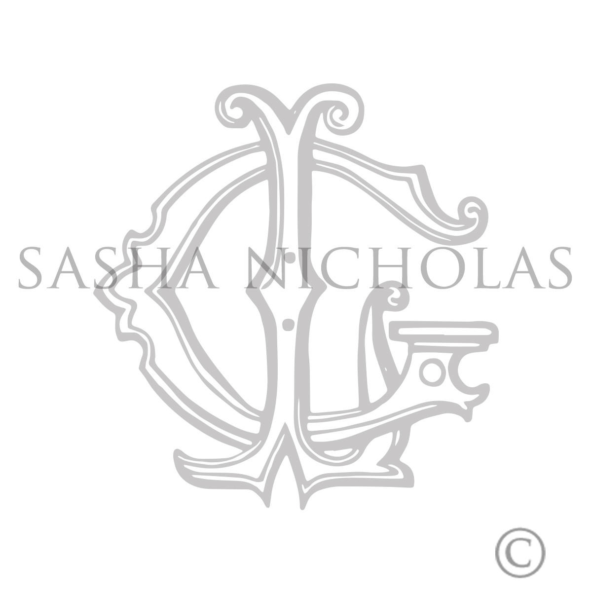 Two Letter Couture Gl© Artwork, SN2LGL, Sasha Nicholas
