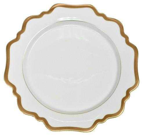 Bryant-deal Antique White With Gold Dinner Plate, Bryant-Deal ANNDVC-AG1, Sasha Nicholas