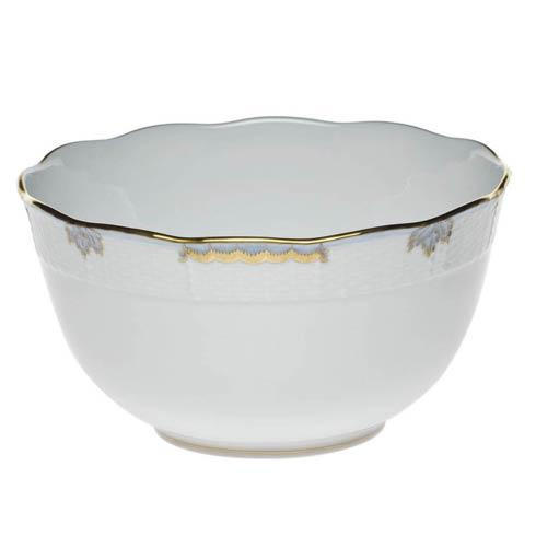 Scheidt-parthemer Herend Princess Victoria Light Blue Round Bowl, Scheidt-Parthemer HERHRD-ABGNB100362-0-00, Sasha Nicholas