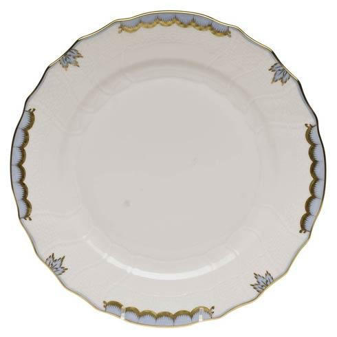 Klaus-bond Herend Princess Victoria Light Blue Dinner Plate, Klaus-Bond HERHRD-ABGNB101524-0-00, Sasha Nicholas