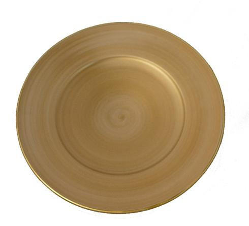 Higgins-hogan Anna Weatherley Brushed Gold Charger, Higgins-Hogan ANNDVC-SP9, Sasha Nicholas