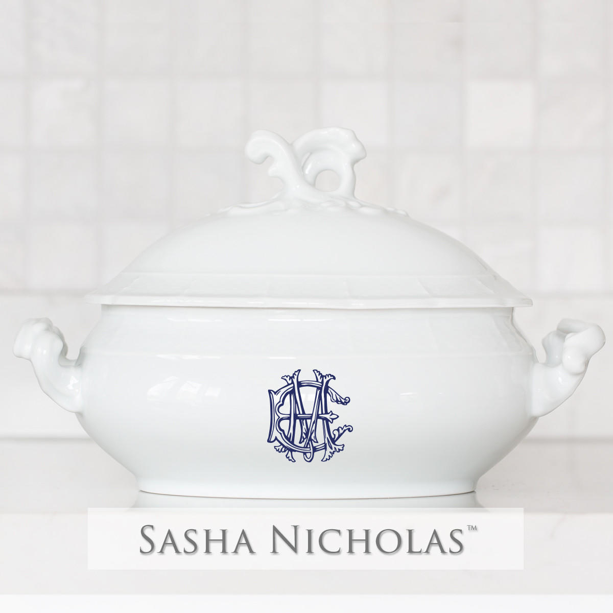 Simpson-king Weave Covered Tureen, Simpson-King SNW165, Sasha Nicholas
