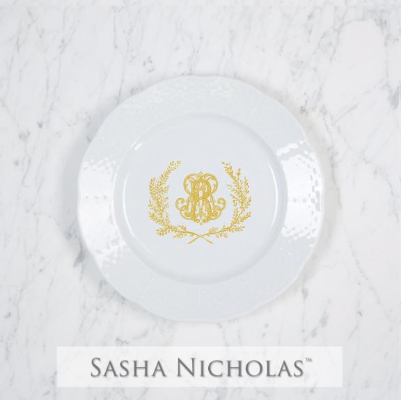 Gregory-romano Weave Salad Plate, Gregory-Romano SKU-BC698D1A, Sasha Nicholas