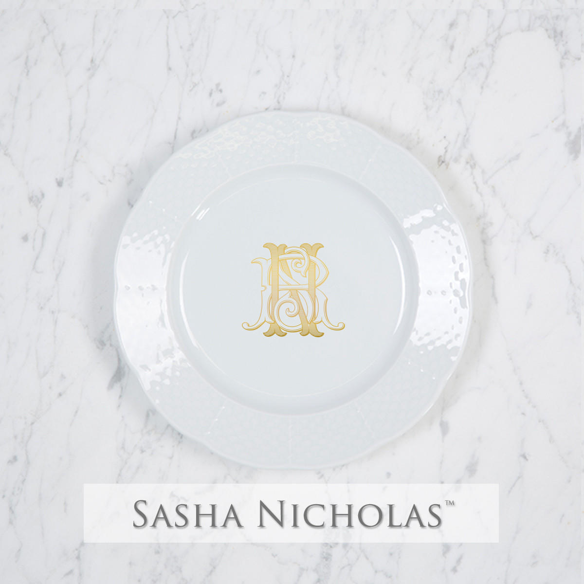 Horwitch-nadolny Weave Salad Plate, Horwitch-Nadolny SKU-3238F731, Sasha Nicholas