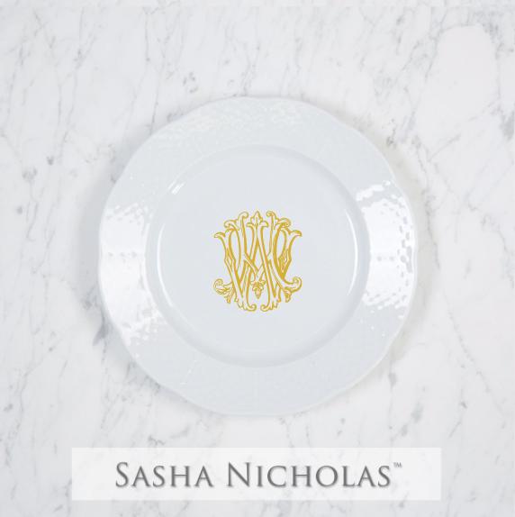 Waidmann-mesh Weave Salad Plate, Waidmann-Mesh SNW111, Sasha Nicholas