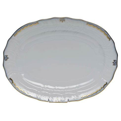 Mackenna-montgomery Herend Princess Victoria Light Blue Platter, MacKenna-Montgomery HERHRD-ABGNB101102-0-00, Sasha Nicholas