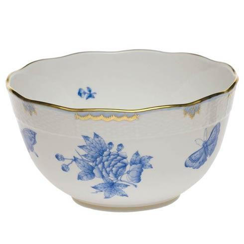 Carey-jones Herend Fortuna Blue Round Bowl, Carey-Jones HERHRD-VBOB--00362-0-00, Sasha Nicholas