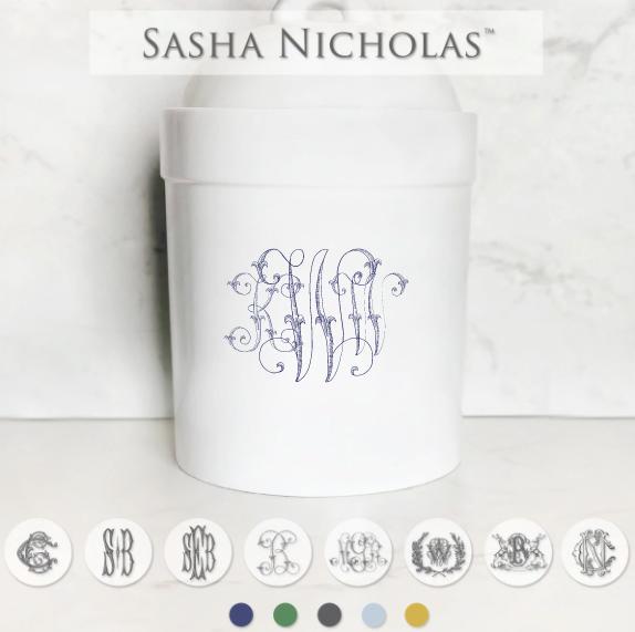 Sasha Nicholas Fish-West Dog Treat Jar 