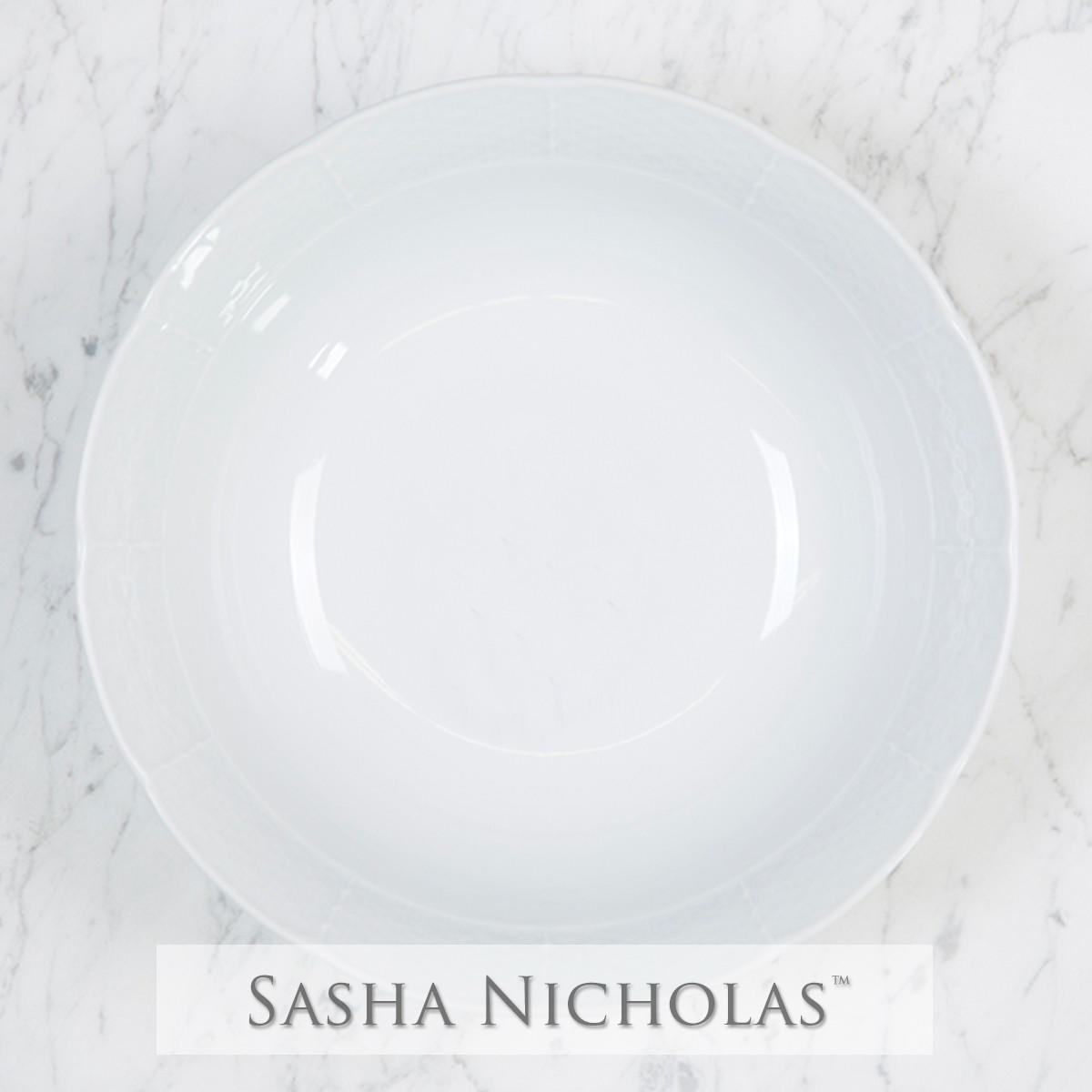 Sasha Nicholas King-Mudd Weave Medium Serving Bowl 