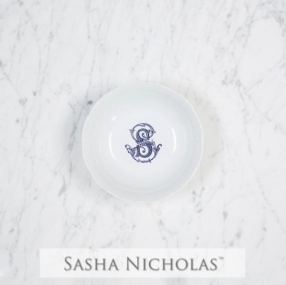 Sasha Nicholas Krueger-Savage Weave Petite Bowl | Navy 