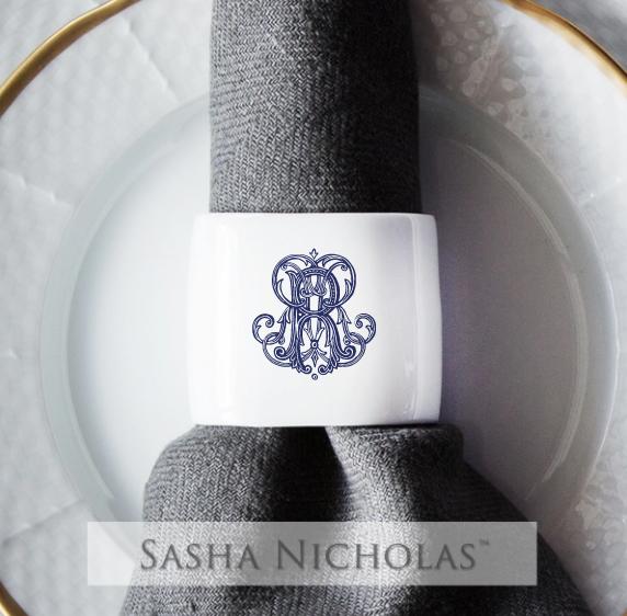 Sasha Nicholas Hogan-Robinson Oval Napkin Ring 