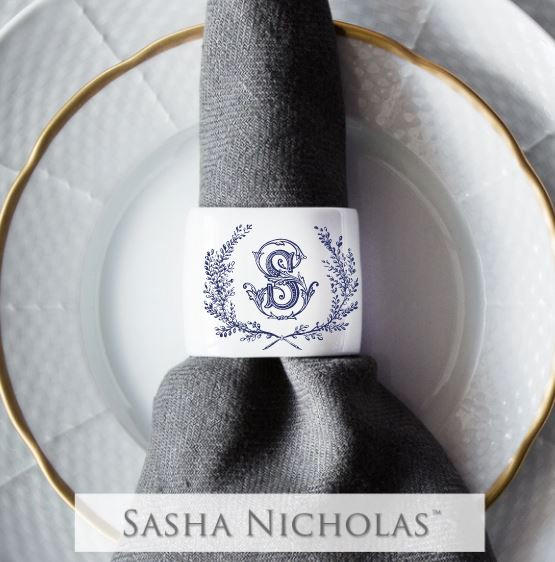 Sasha Nicholas lawrence-Spratlin  Oval Napkin Ring 