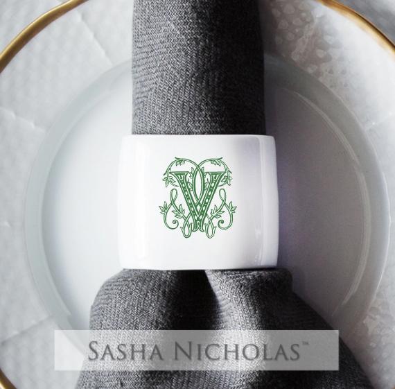 Sasha Nicholas Hearne-Vaughn  Oval Napkin Ring 