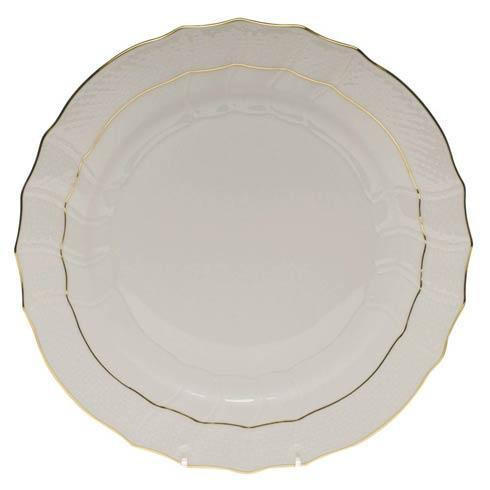 Herend Pantanella-Londoff Herend Golden Edge Dinner Plate