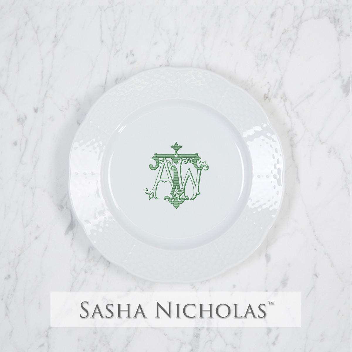 Sasha Nicholas Walsh-Thinnes Weave Salad Plate 