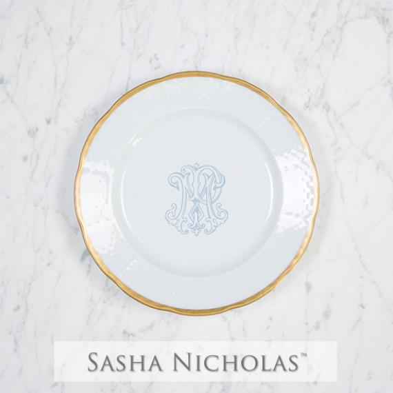 Sasha Nicholas Henry-McGrath Weave 24K Gold Salad Plate 