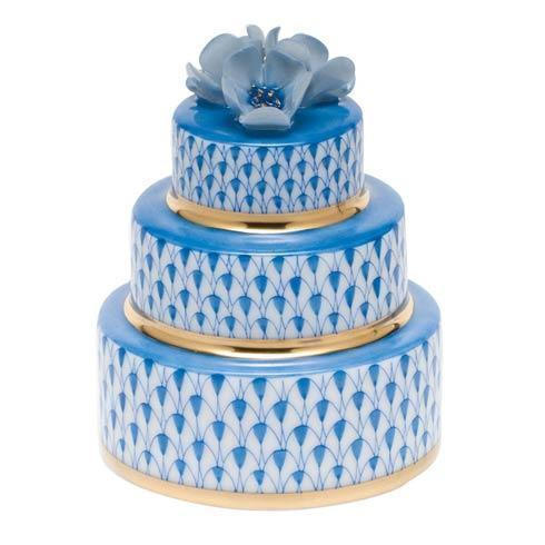 Herend Ross-Holder Herend Wedding Cake, Blue