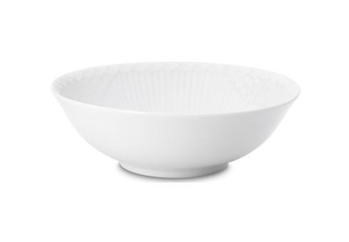 Royal Copenhagen Kalinowski-Walia Royal Copenhagen White Fluted Half Lace Cereal Bowl 