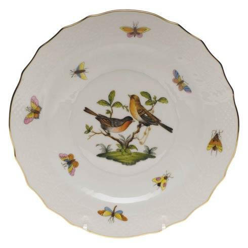 Herend Rachel Klotzman Wish List Herend Rothschild Bird Original (no border) Salad Plate - Motif 09