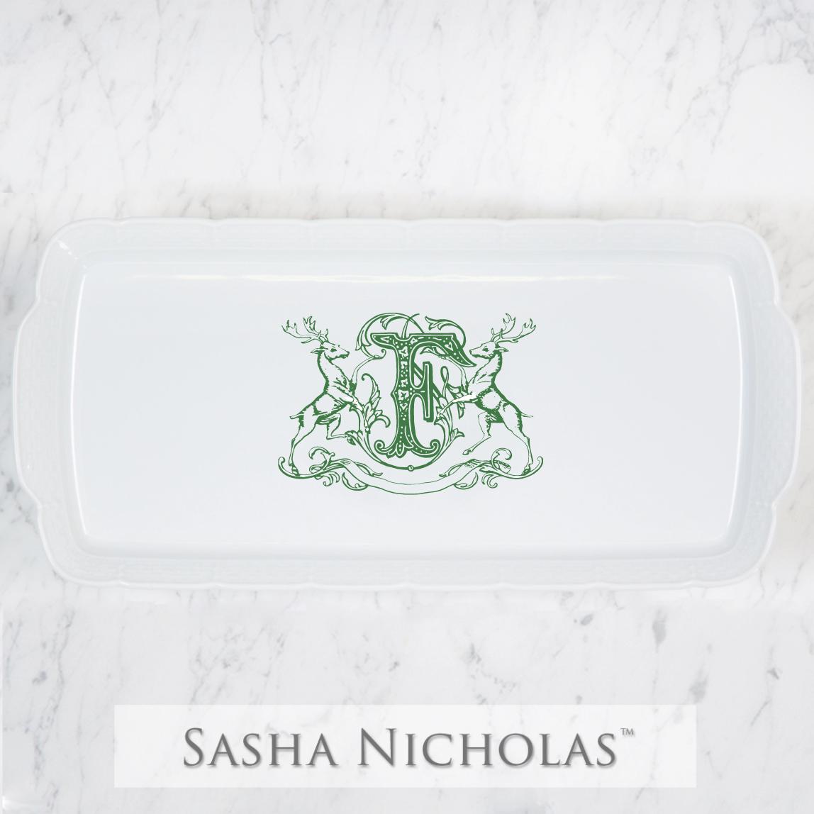 Sasha Nicholas Wickenhauser-Fox Weave Hostess Platter 