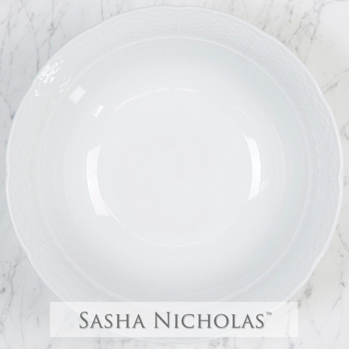 Sasha Nicholas Judge-Fleissner Weave Large Serving Bowl 