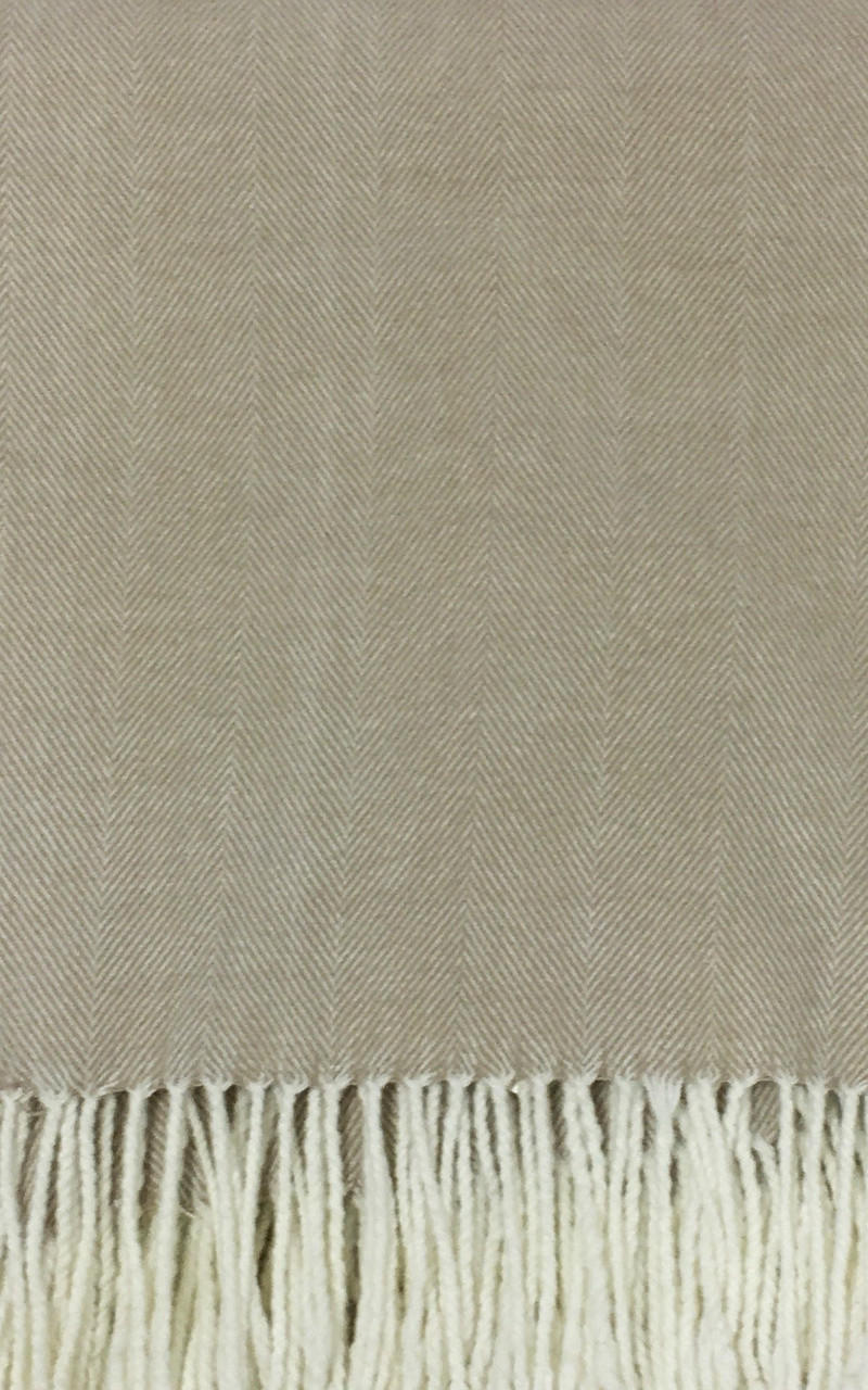  Freeman-Grey Berkshire Check Throw | Bisque 