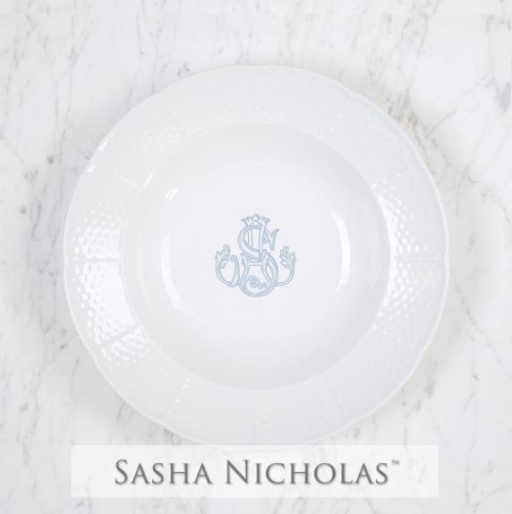 Sasha Nicholas Dorr-Mizell Weave Rim Soup Bowl 