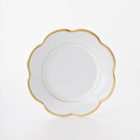Royal Limoges Zafereo-Bock Royal Limoges Nymphea Margaux Gold Dessert Plate 