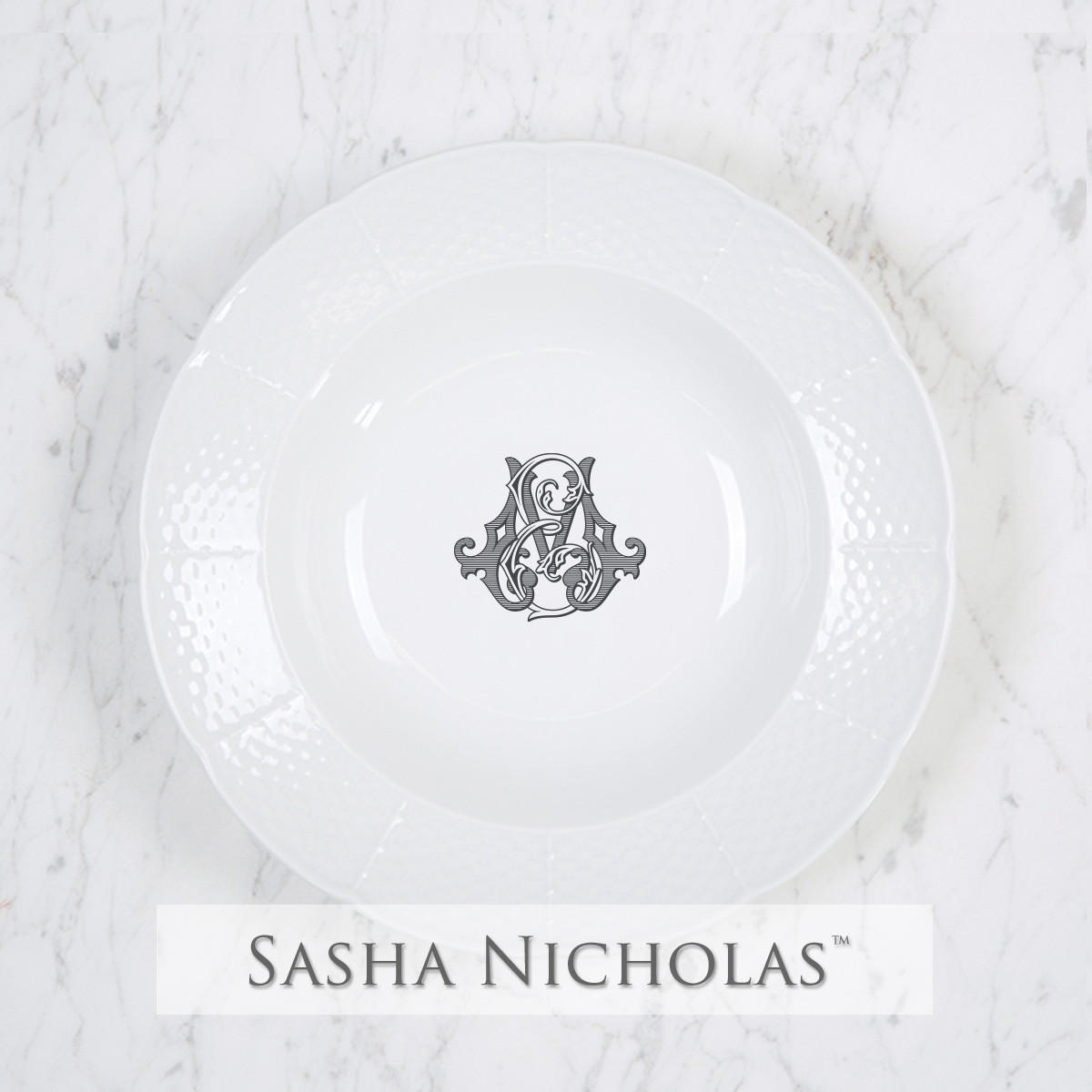Sasha Nicholas Hartsell-Daigle Weave Rim Soup Bowl 