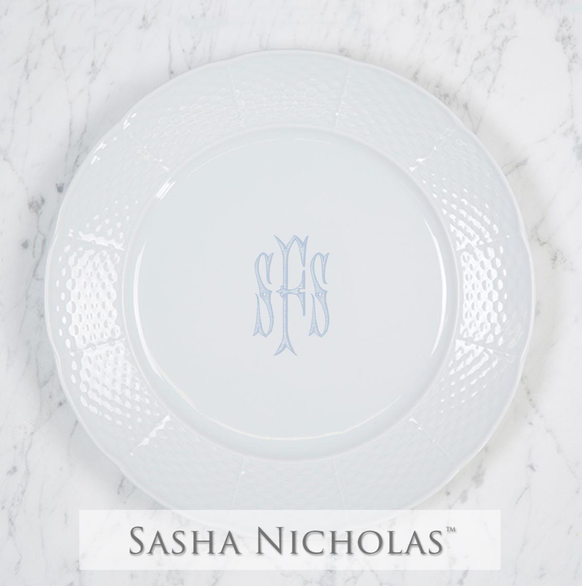 Sasha Nicholas Goodsell-Fields Weave Dinner Plate 