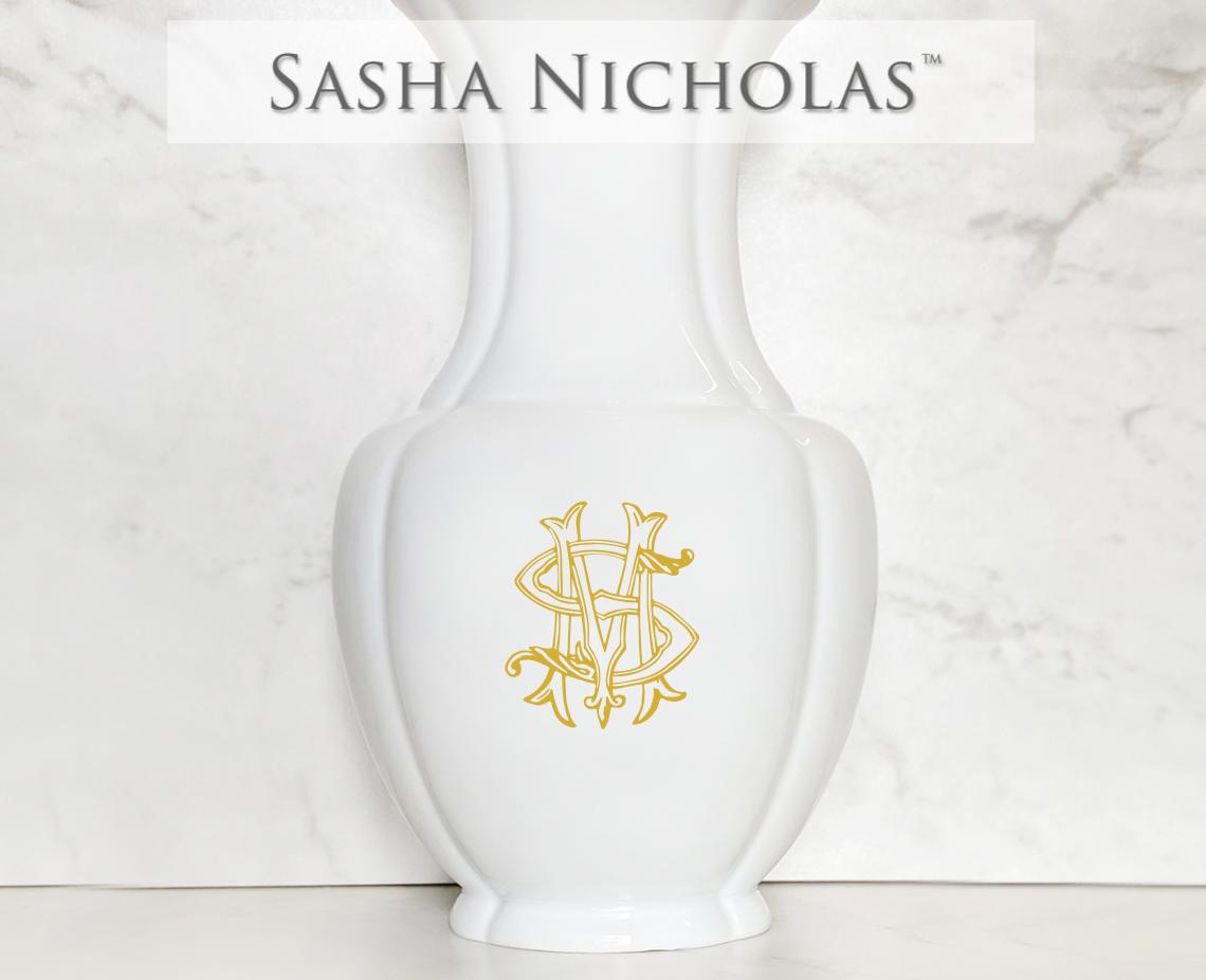 Sasha Nicholas Cheek-Bass Flower Vase 