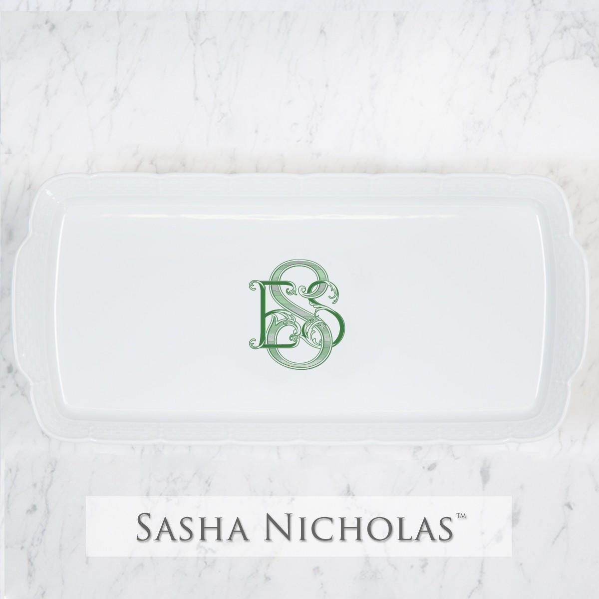 Sasha Nicholas Coke-Steen Weave Hostess Platter 