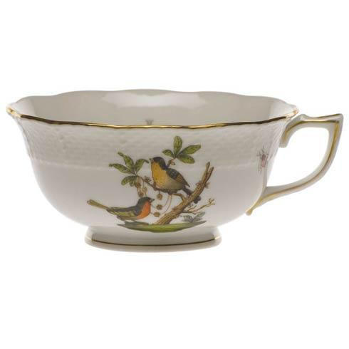 Herend Rassieur-Orthwein Rothschild Bird Original (no border) Tea Cup - Motif 08
