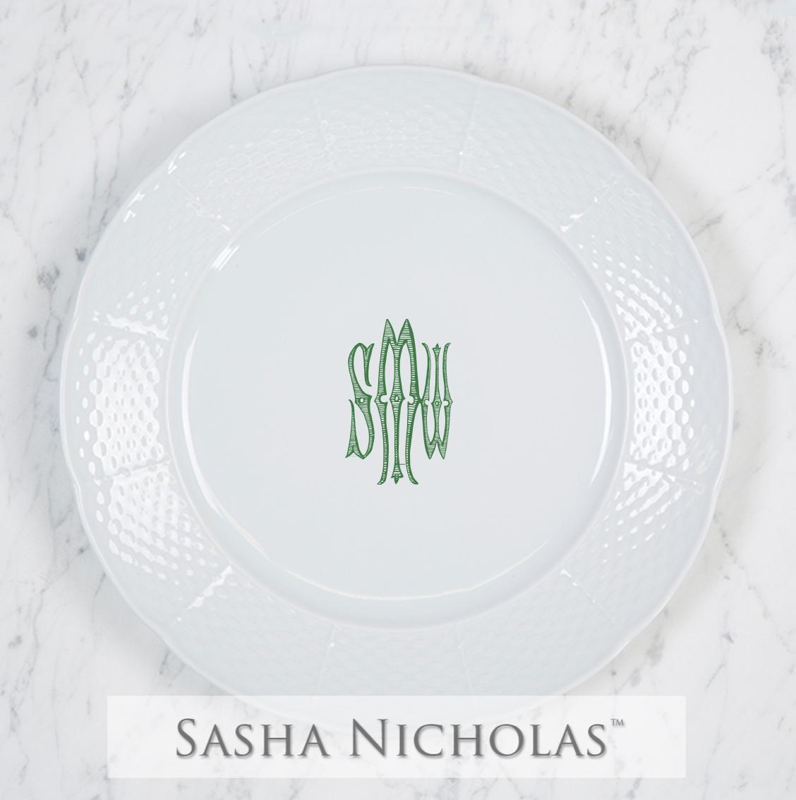 Sasha Nicholas Wachter-Marx Weave Dinner Plate 