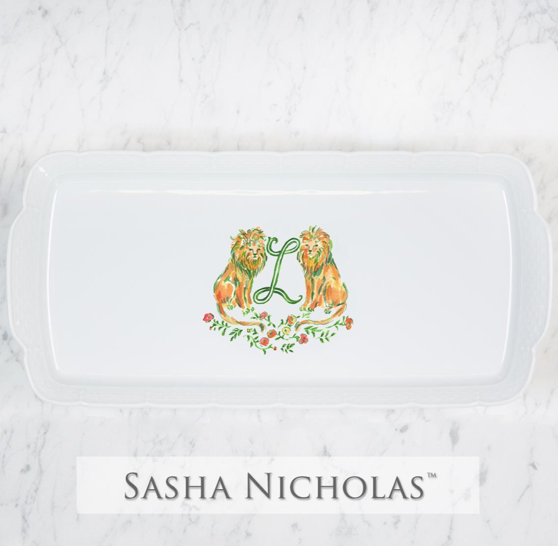 Sasha Nicholas George-Lyon Weave Hostess Platter 