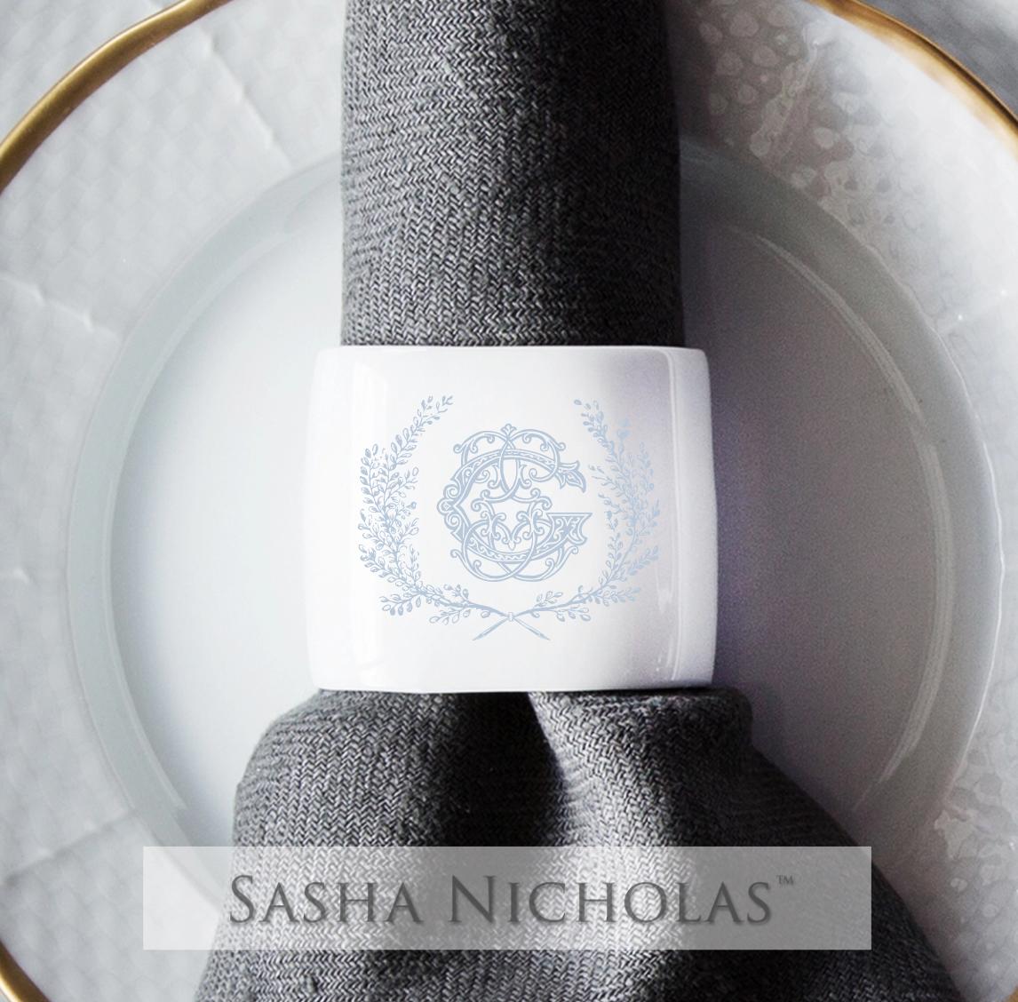 Sasha Nicholas Nolley-Gruninger Oval Napkin Ring 