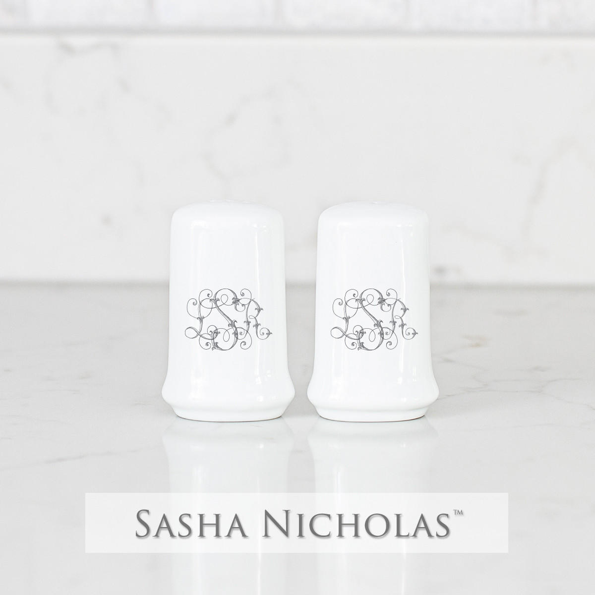 Sasha Nicholas Allen-Wagner Custom Salt + Pepper Set 
