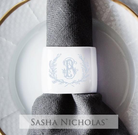Sasha Nicholas Morrison-Porter Oval Napkin Ring 
