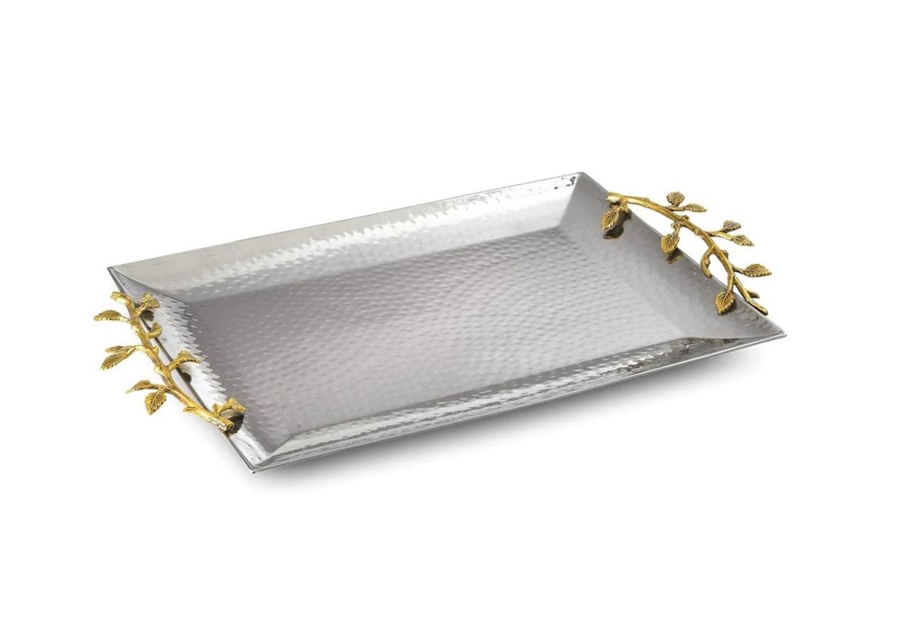 Wilmsen-Pool Golden Vine Rectangle Tray