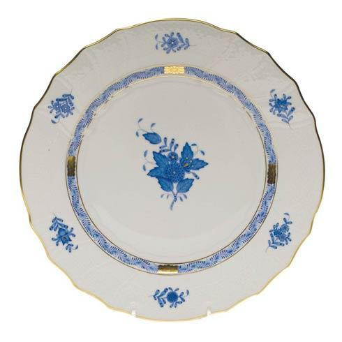 Cantalin-Ohlhausen Herend Chinese Bouquet Blue Dinner Plate